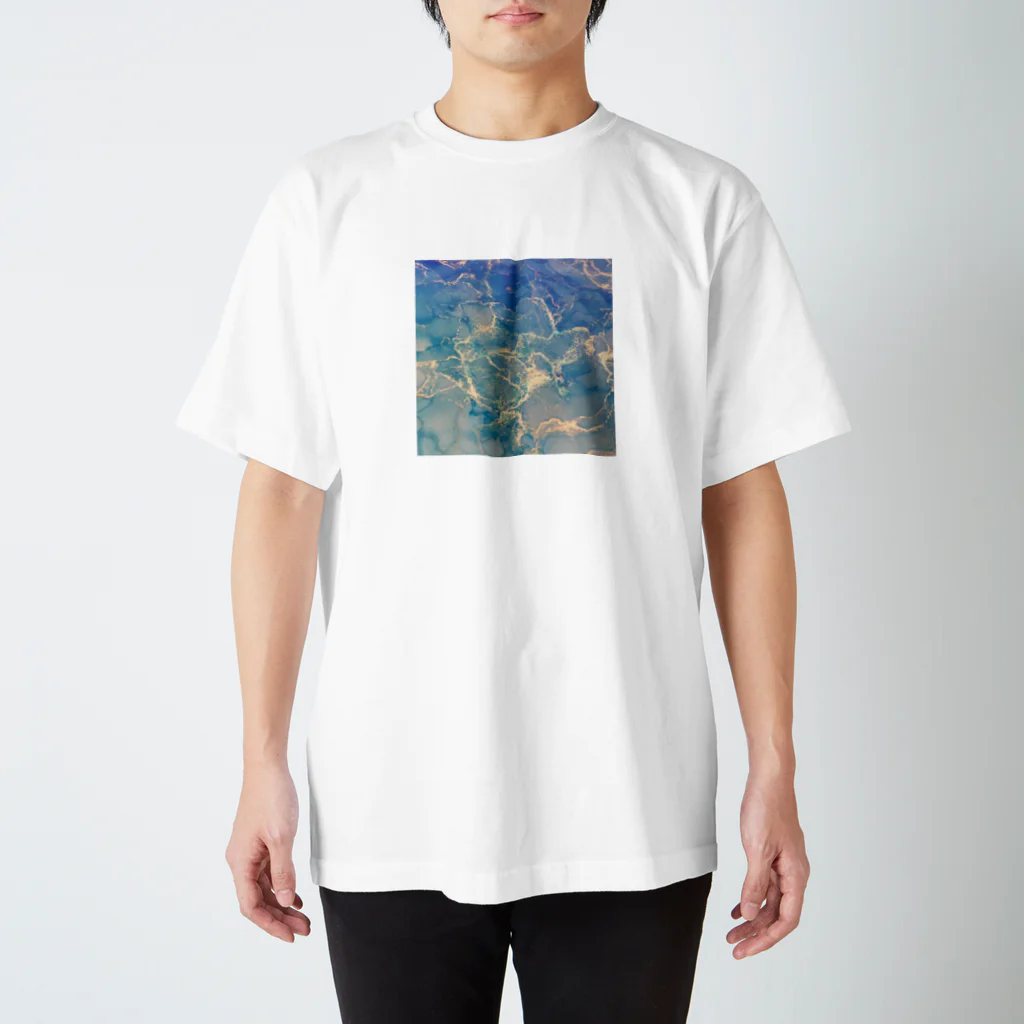 Briseのアルコールインクアート 海 スタンダードTシャツ