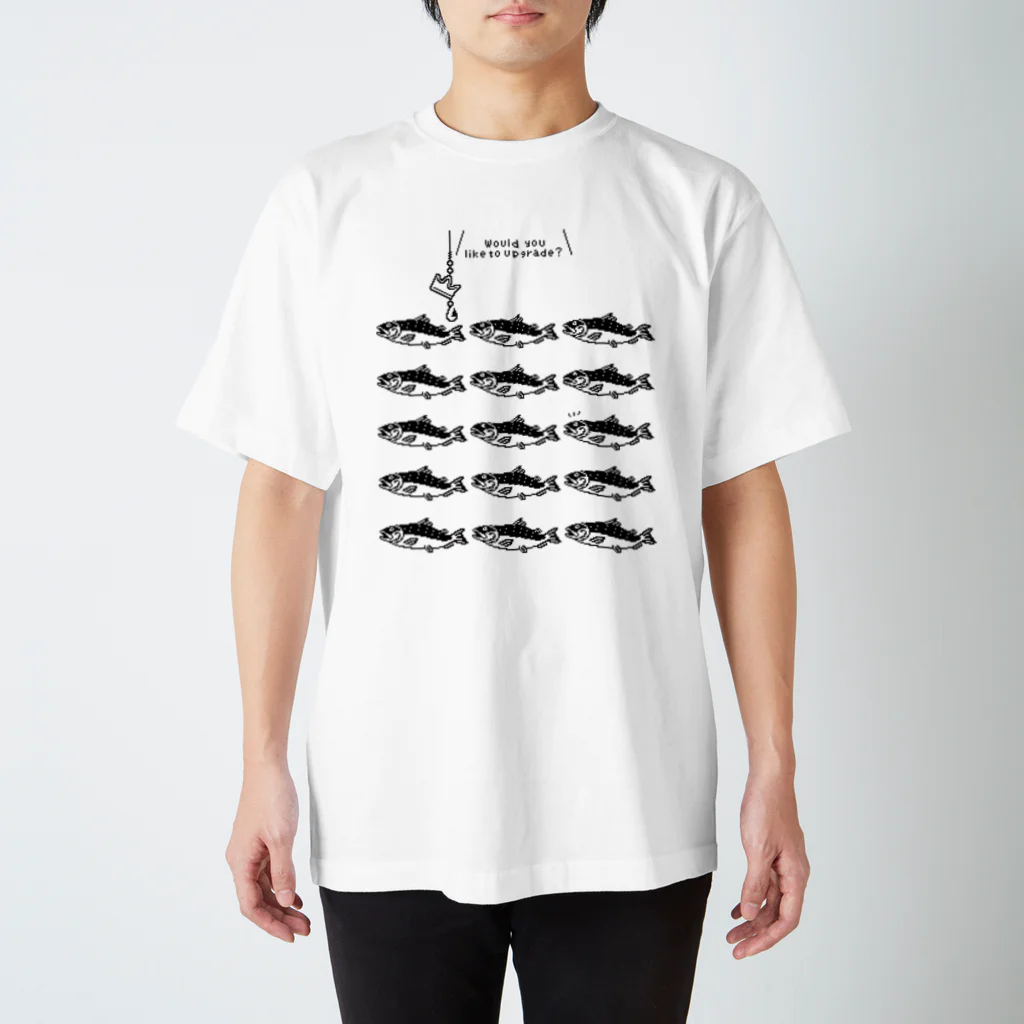 イラスト MONYAAT のサーモンサモタンの群れ A Regular Fit T-Shirt