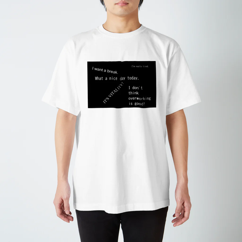 茜＜＜迷子＞＞の休憩要求英文字 Regular Fit T-Shirt