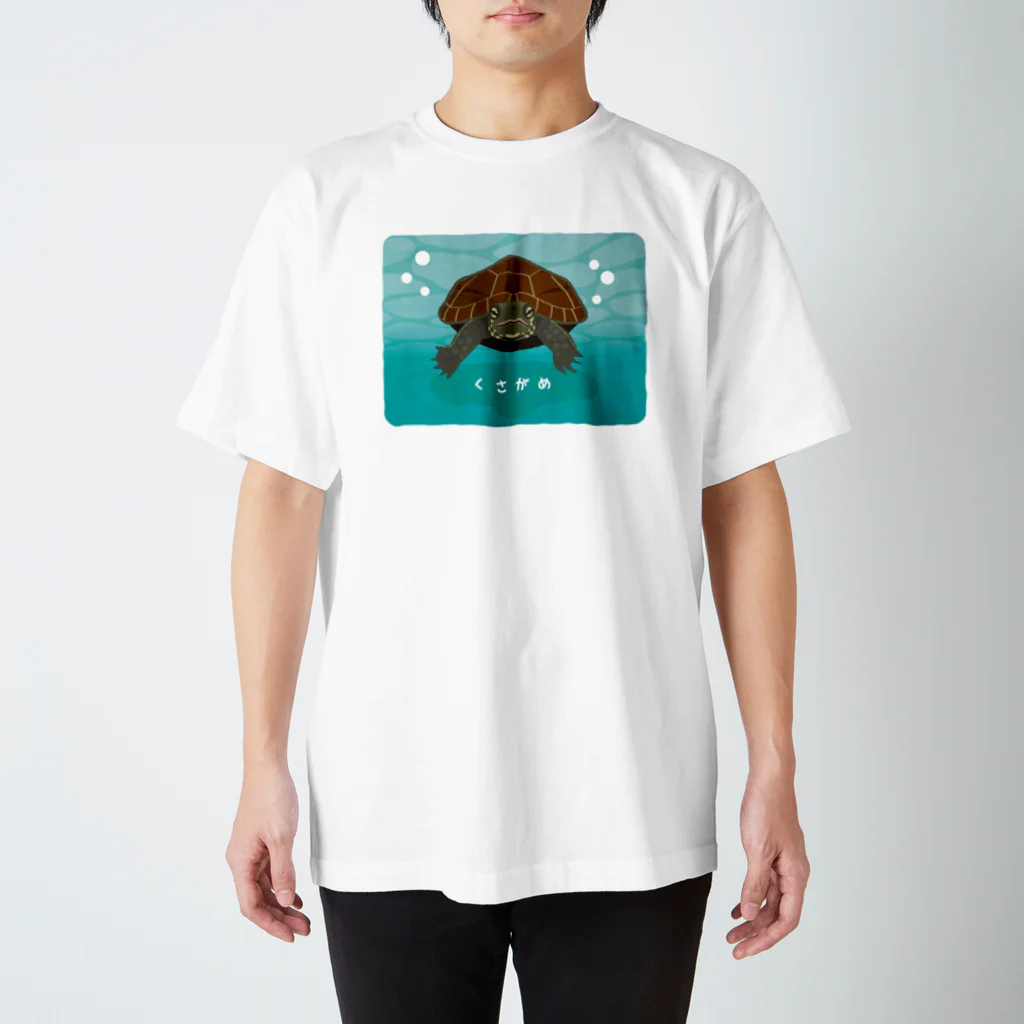 はやしりえのくさがめさん スタンダードTシャツ