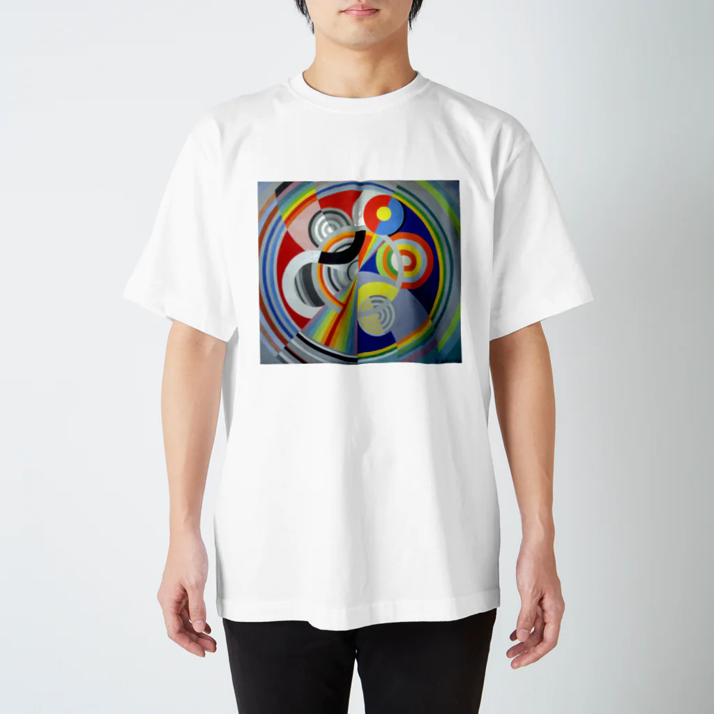 世界の絵画アートグッズのロベール・ドローネー 《リズム No.1》 スタンダードTシャツ