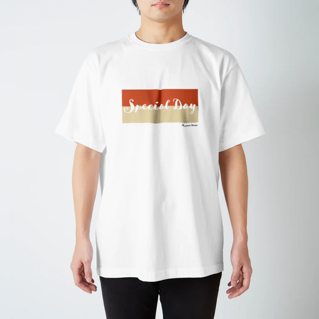 ReeminDesignのSpecialDay-orange スタンダードTシャツ