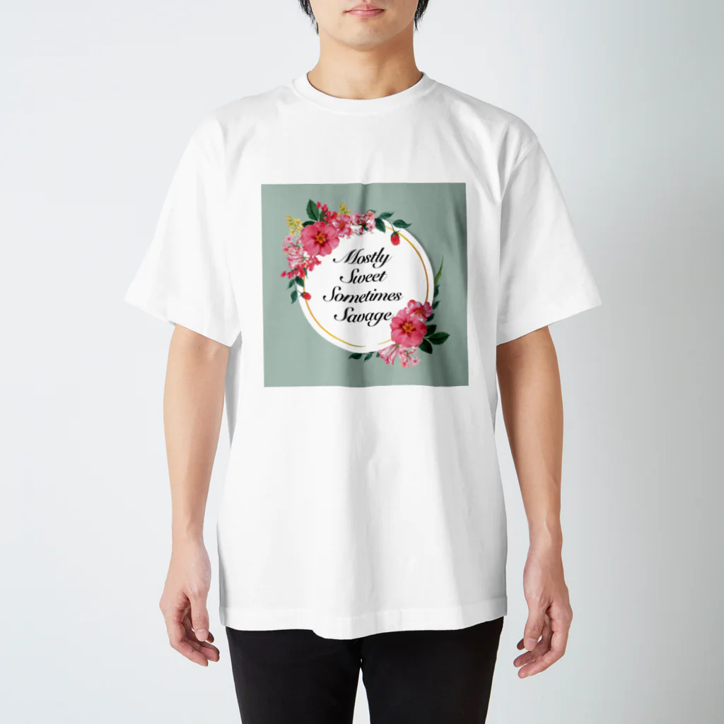 Geisha Boysの怒ったら怖いレディー向け Regular Fit T-Shirt