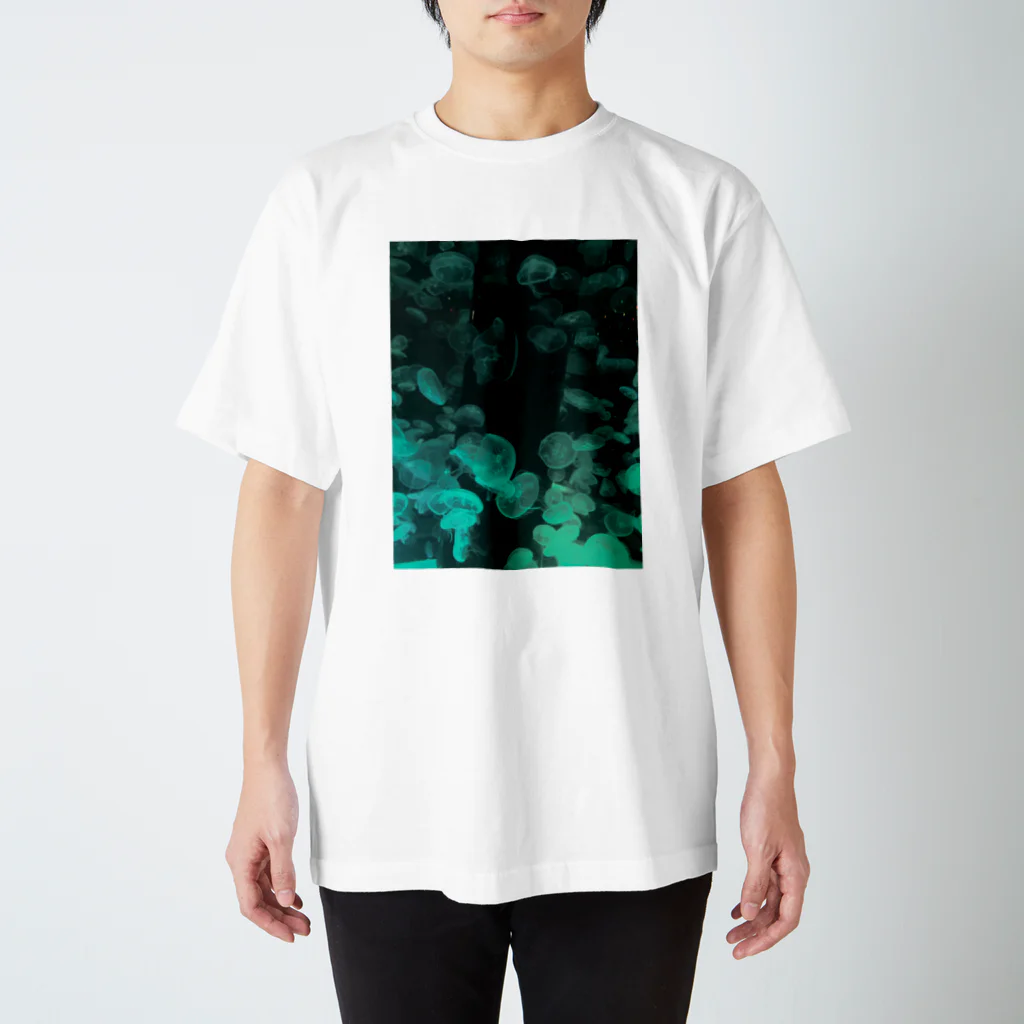 ひざまくらのクラゲ（:]ミ スタンダードTシャツ