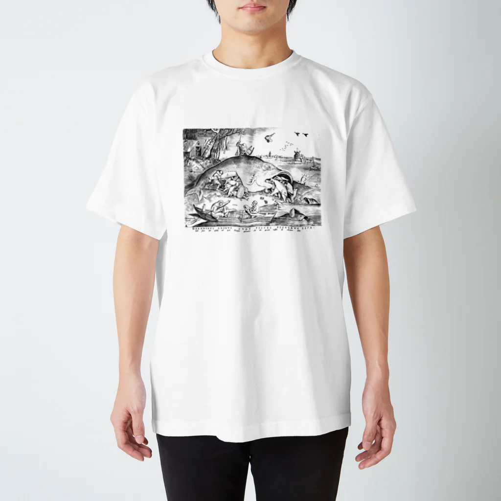 PDinyoの 大きな魚は小さな魚を食う Regular Fit T-Shirt