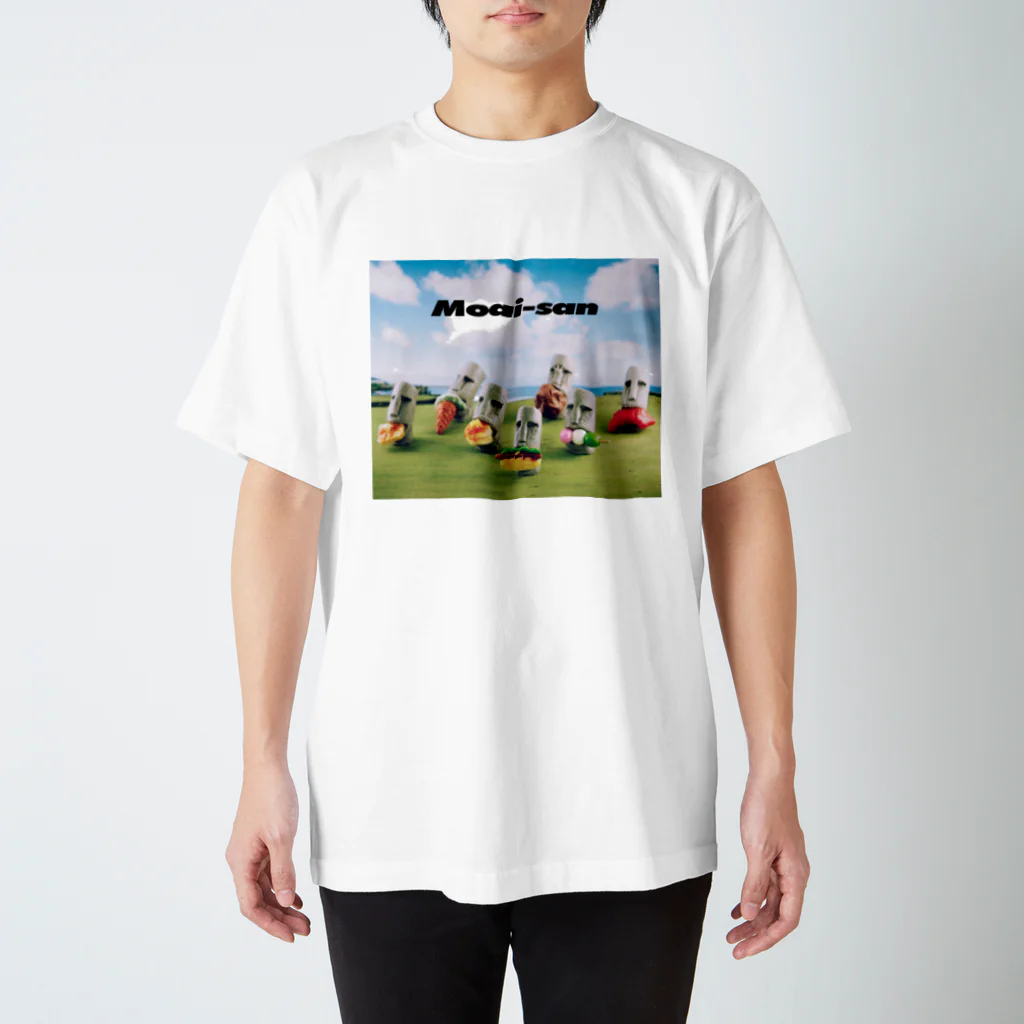 音波屋オンラインショップのモアイさん Regular Fit T-Shirt