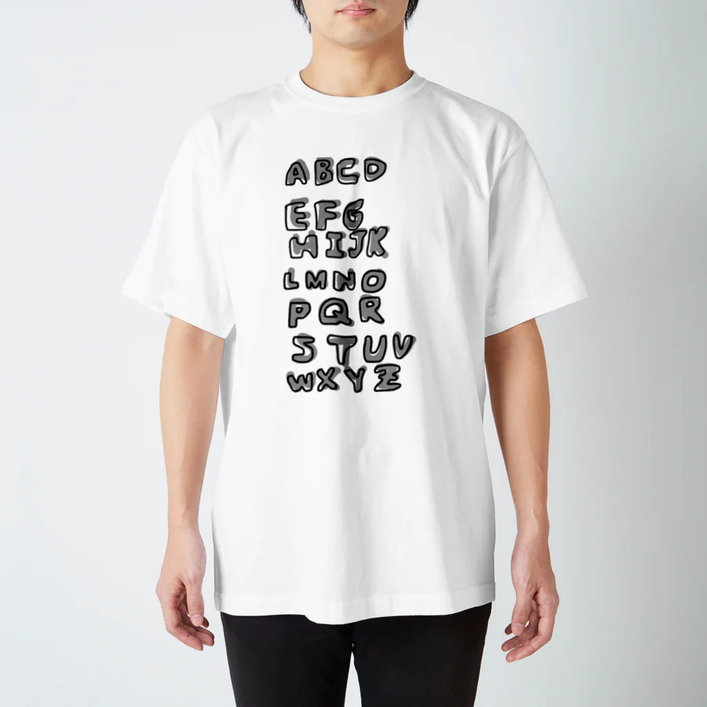 れんこん太郎のアルファベット2 スタンダードTシャツ