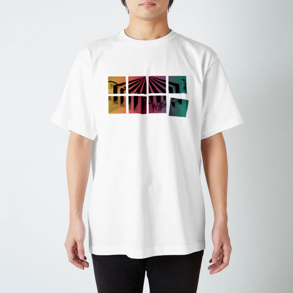 ・＿◇Geometryのjabara◇multicolor Regular Fit T-Shirt