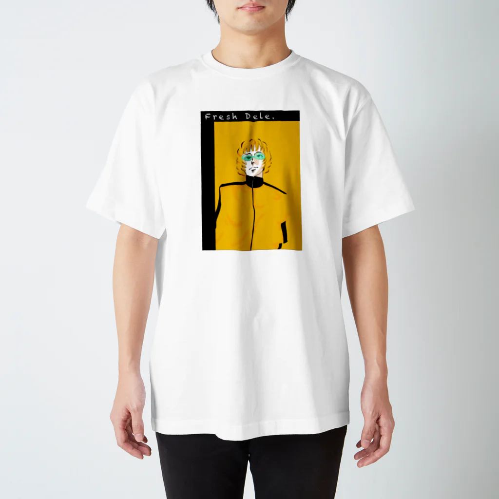 Frash Dele.のイエローマン スタンダードTシャツ