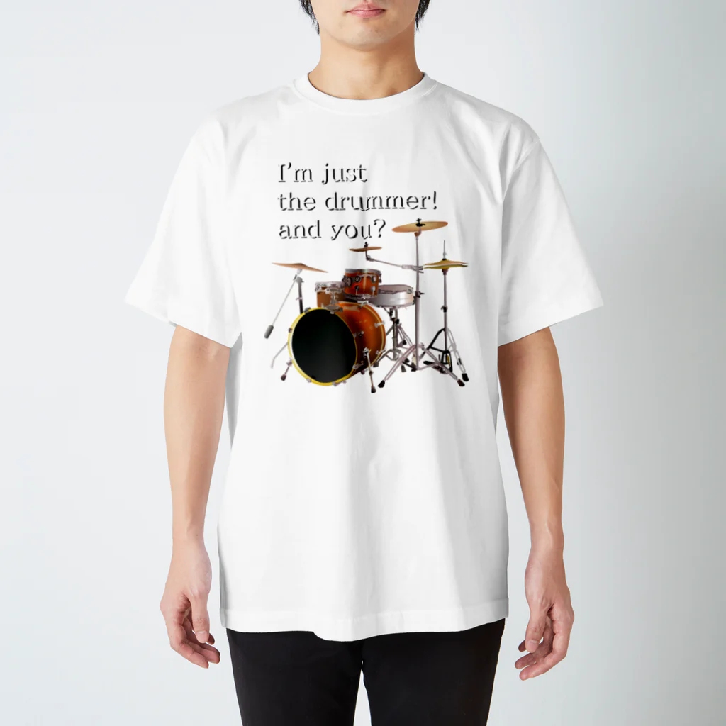 『NG （Niche・Gate）』ニッチゲート-- IN SUZURIのI'm just the drummer! and you? DW h.t. スタンダードTシャツ