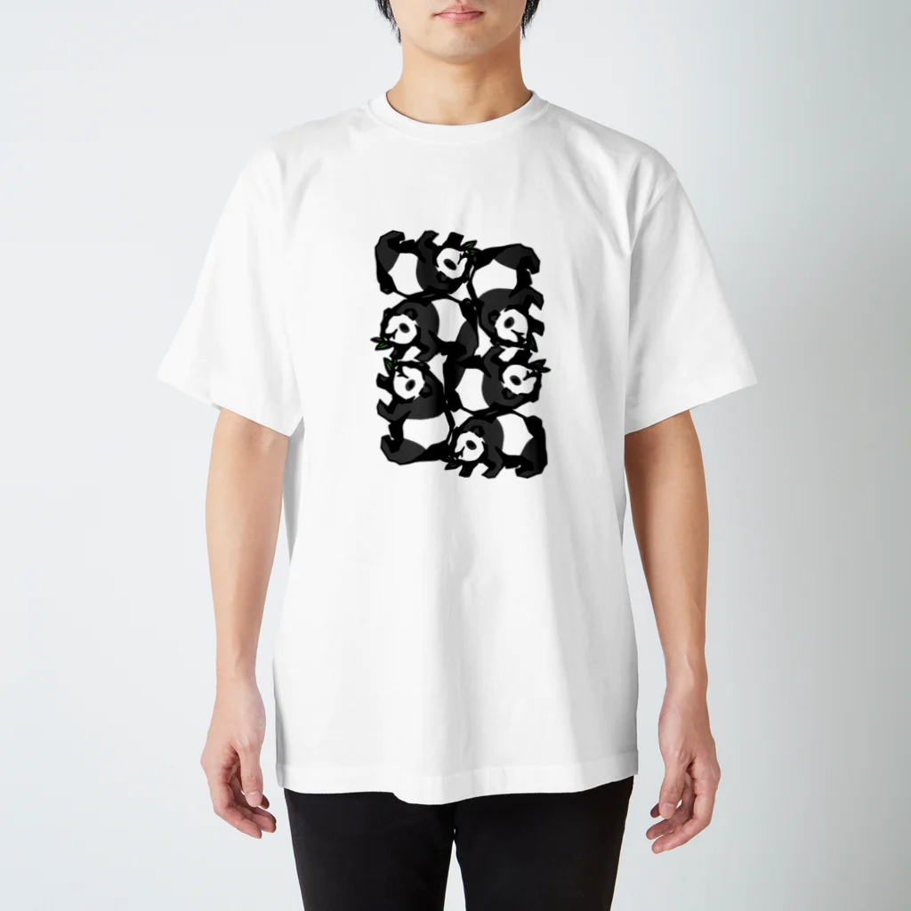 mendakoshopのパンダ詰合せ Regular Fit T-Shirt