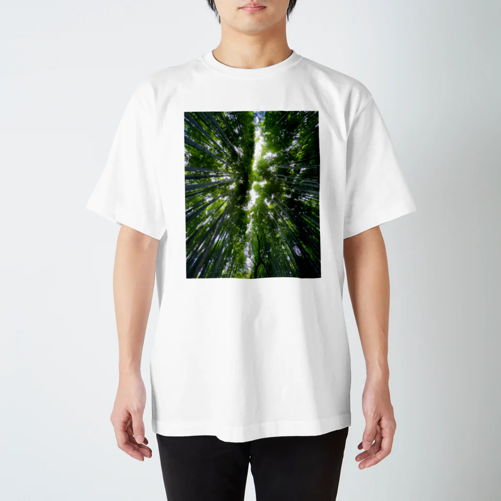 景色の写真を撮って　グッズを作ってますの京都竹林 Regular Fit T-Shirt