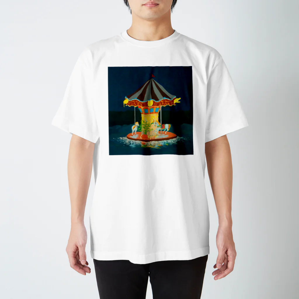 ピアンポン -phangpon-の水上メリーゴーランド Regular Fit T-Shirt