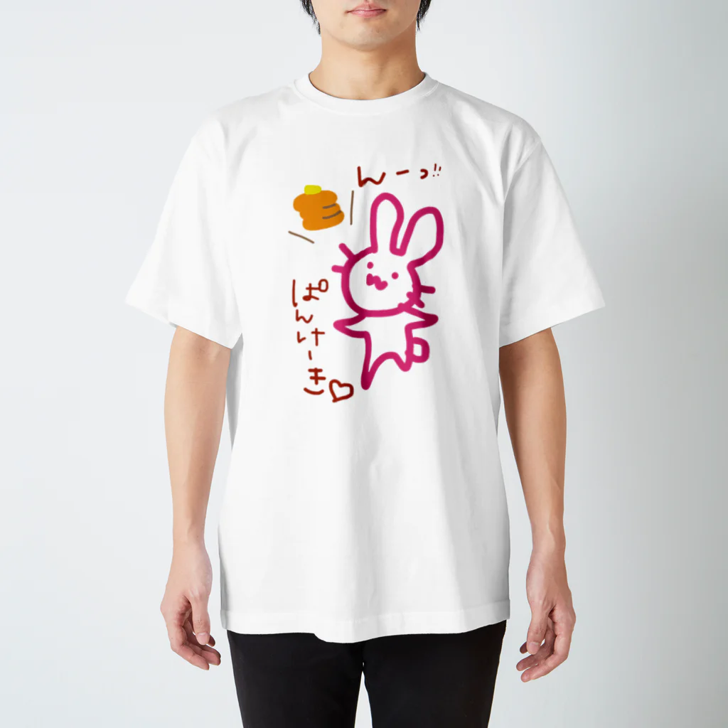 💗ゆかまるっぴーす⑅みそ児💗のうさまる⋆ᙏ̤̫͚*パンケーキ スタンダードTシャツ