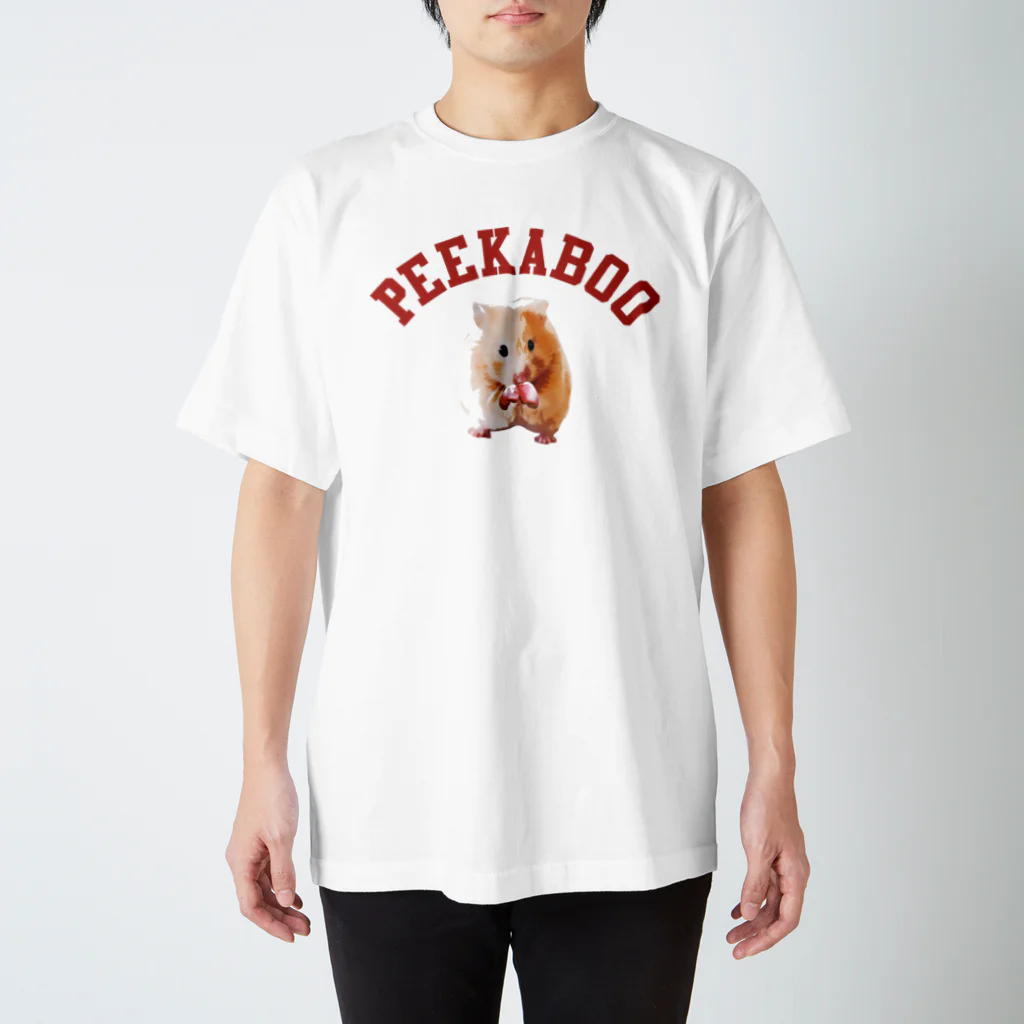 MessagEのPEEKABOO HAMSTER スタンダードTシャツ