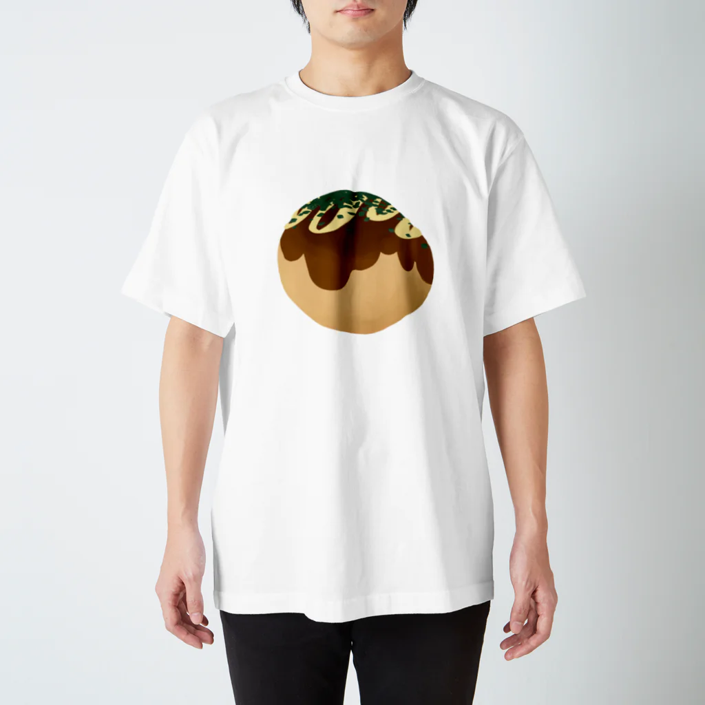 めんたんぴんの宙に浮くたこ焼き Regular Fit T-Shirt