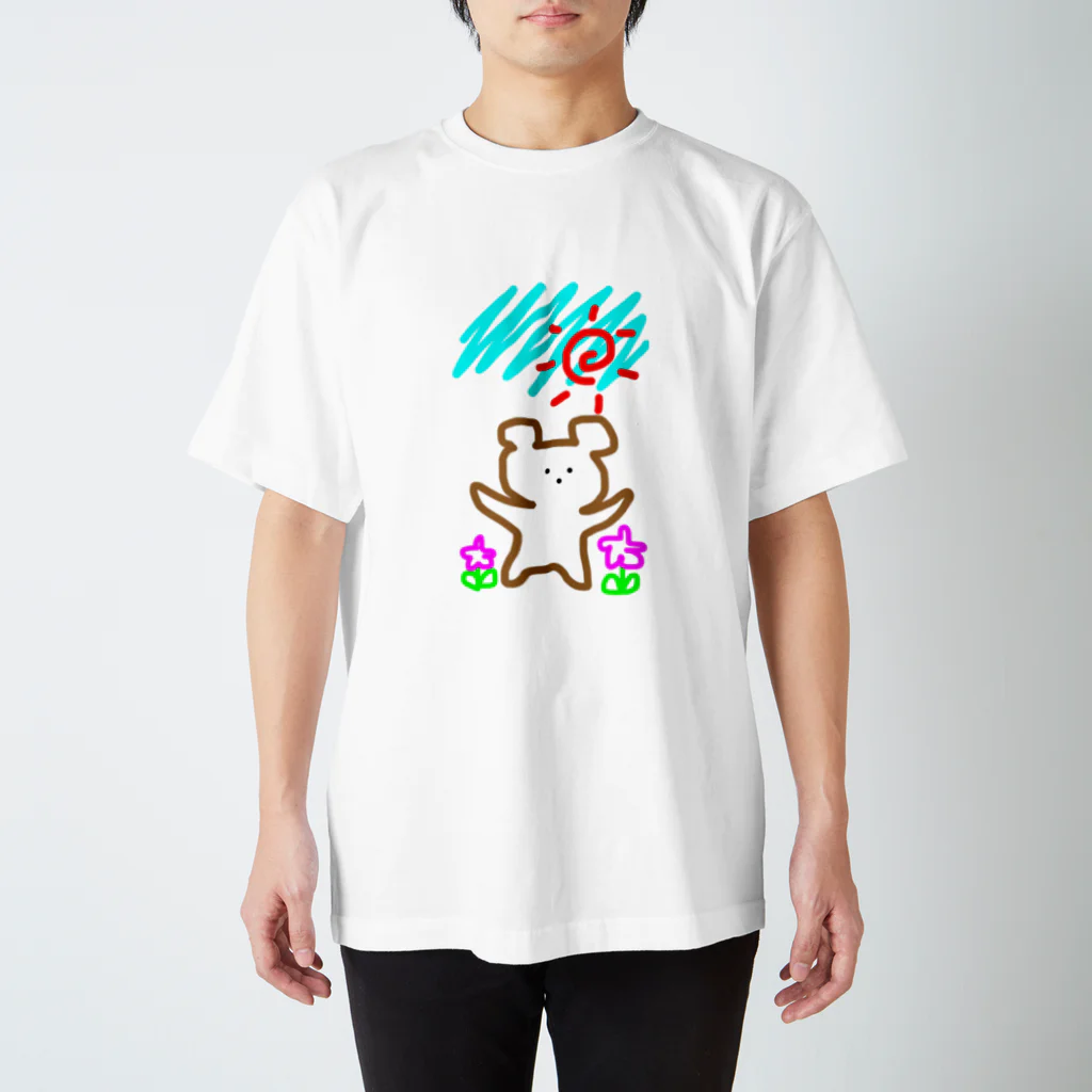 そらりねっとのくまさん Regular Fit T-Shirt