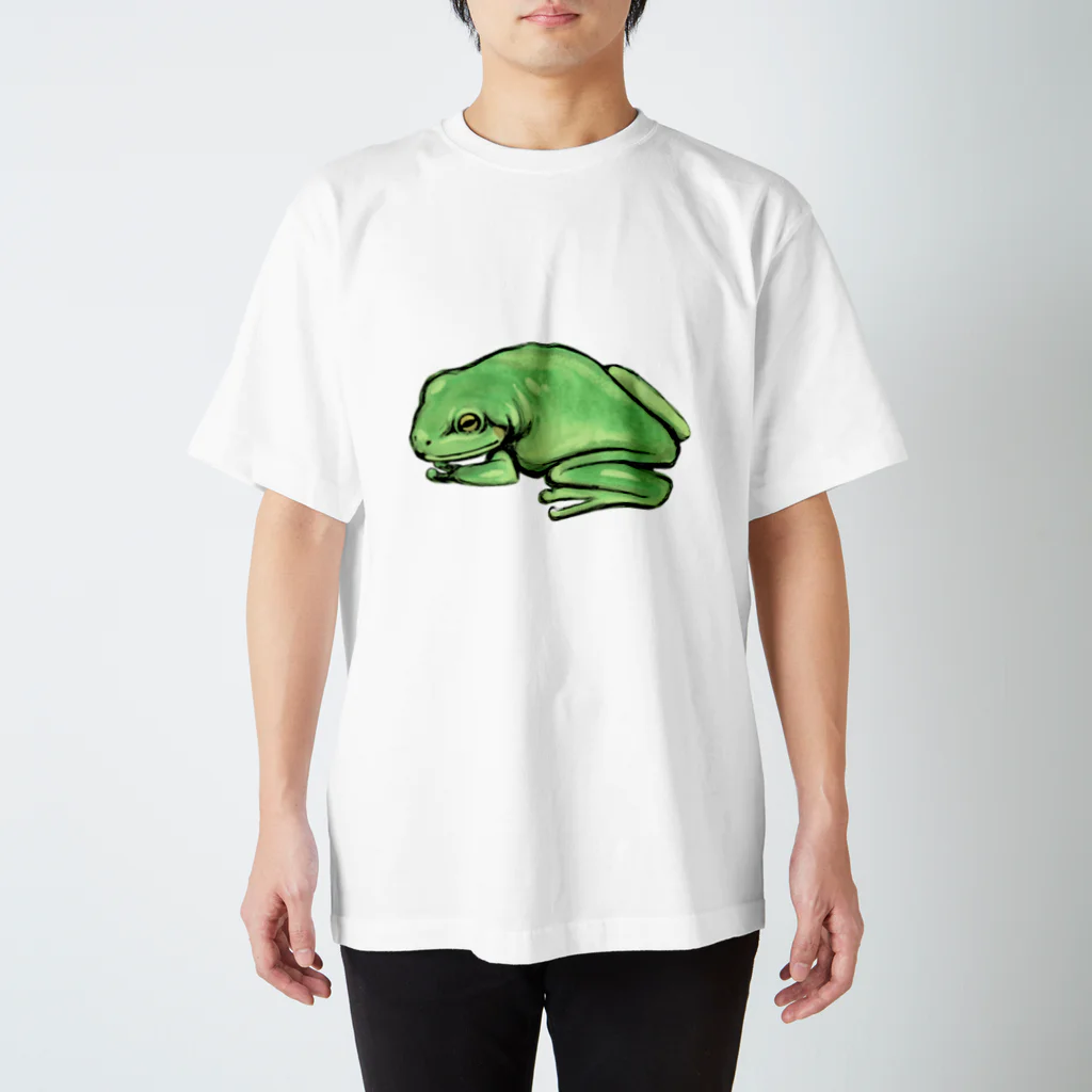 mendakoshopのアマガエル スタンダードTシャツ