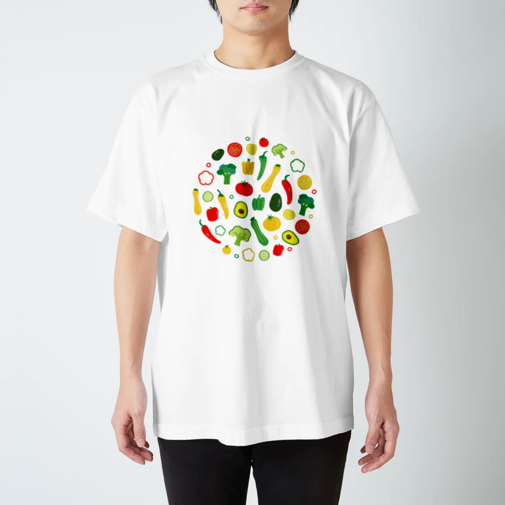 カッコーのお店の野菜 スタンダードTシャツ