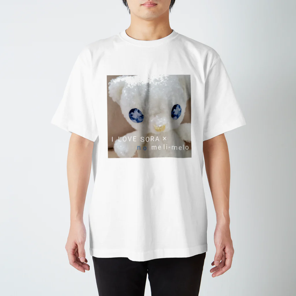 空目の子の空目の子(くま　ロゴ) スタンダードTシャツ