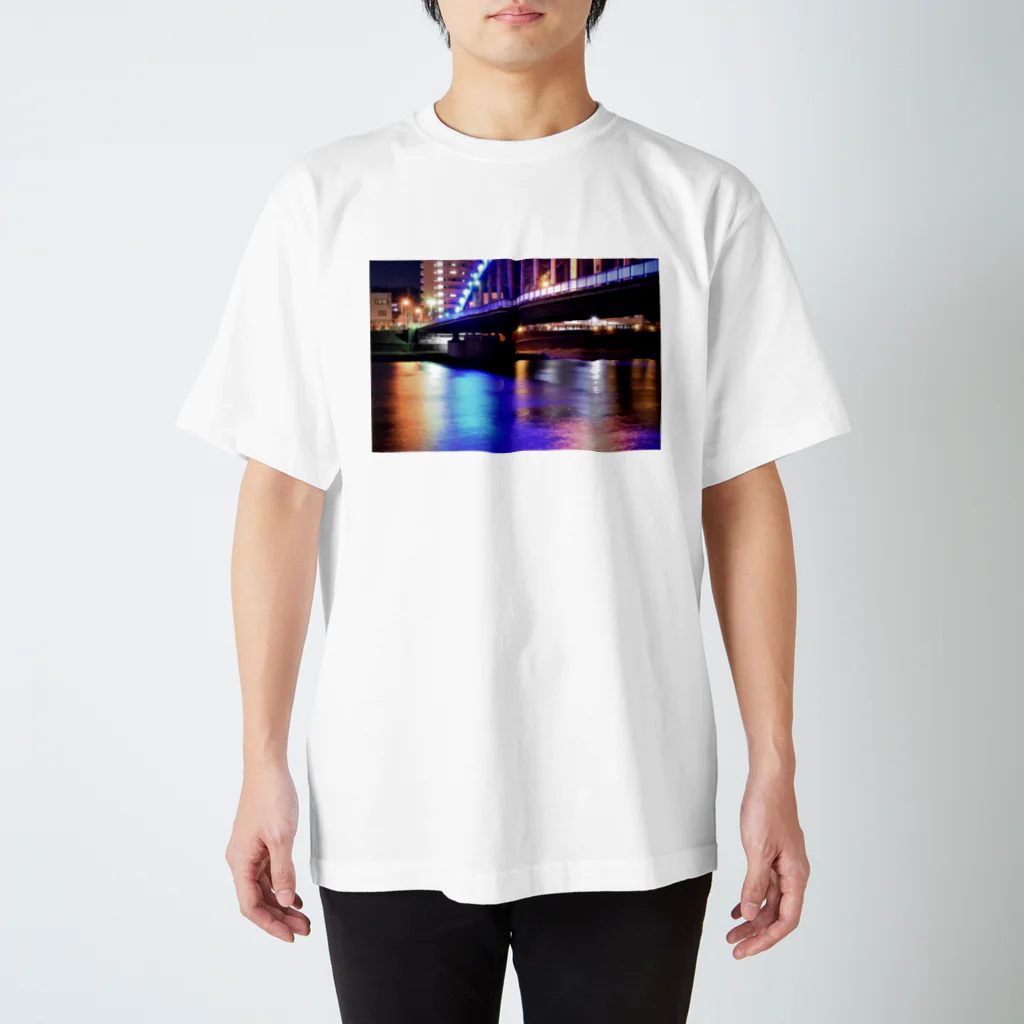 sanbiki4123  の御成橋 スタンダードTシャツ