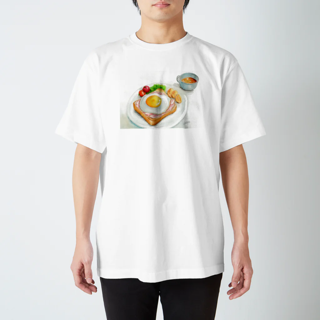 スイートぽてとのbacon egg toast スタンダードTシャツ