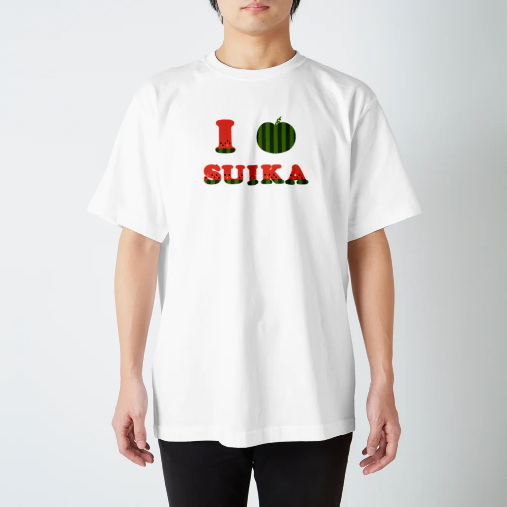 ユウィズのI♡SUIKA Regular Fit T-Shirt