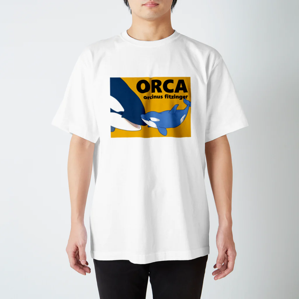 上中さとるのベビーシャチA（橙） Regular Fit T-Shirt