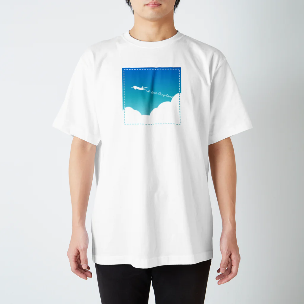 はるのひこうき(青空) Regular Fit T-Shirt