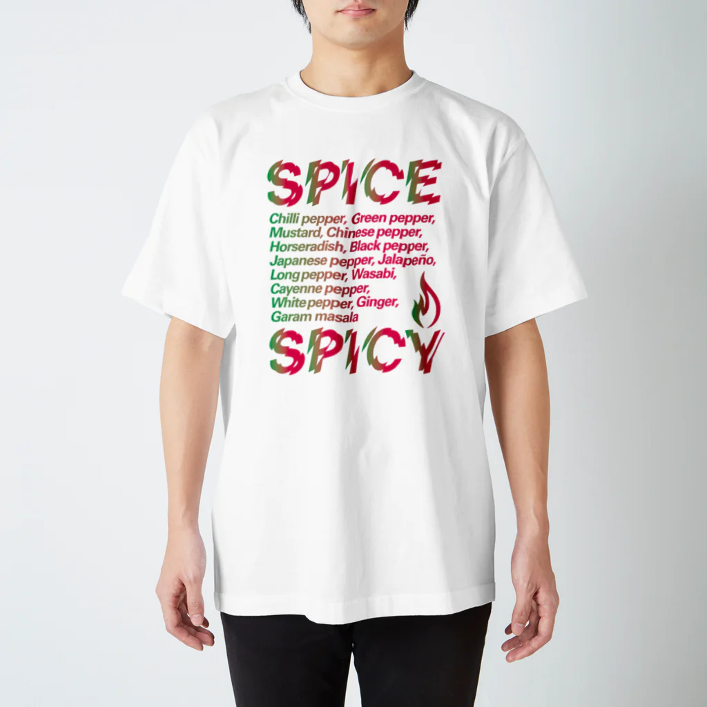 LONESOME TYPE ススのSPICE SPICY（Chili） Regular Fit T-Shirt