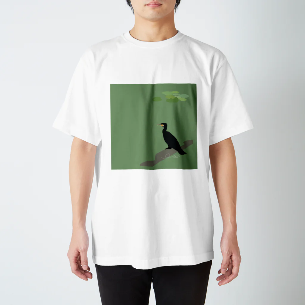 tasokunowarajiの鳥Tシャツ 티셔츠
