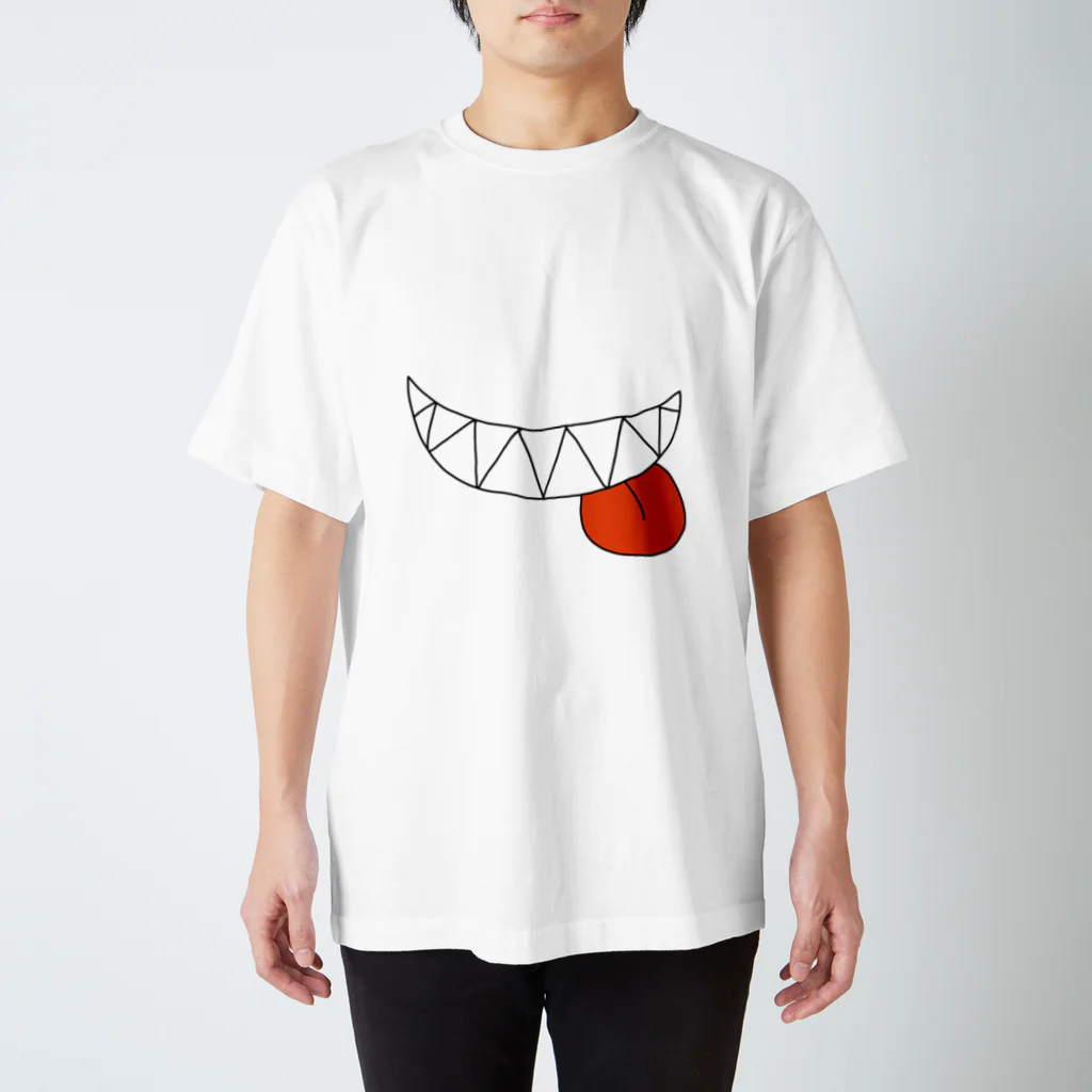 黒羽ジルのショップのjagged smile  スタンダードTシャツ