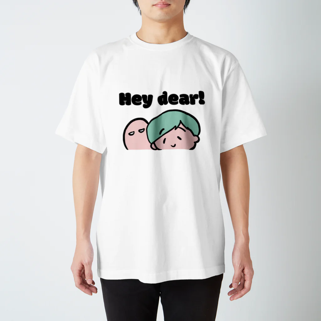 みなみ🇨🇦レストランで働く先生のHey dear!シリーズ スタンダードTシャツ