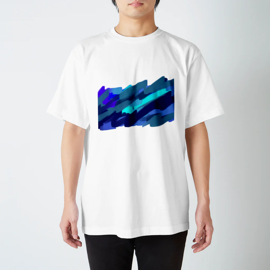 ポテコロアートショップの蒼の衝動 Regular Fit T-Shirt