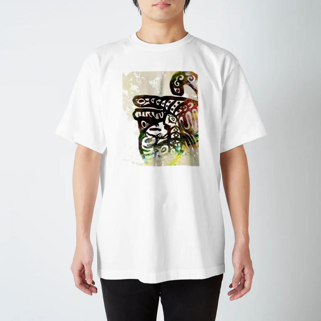 ネコエシーの縄文猫 Regular Fit T-Shirt