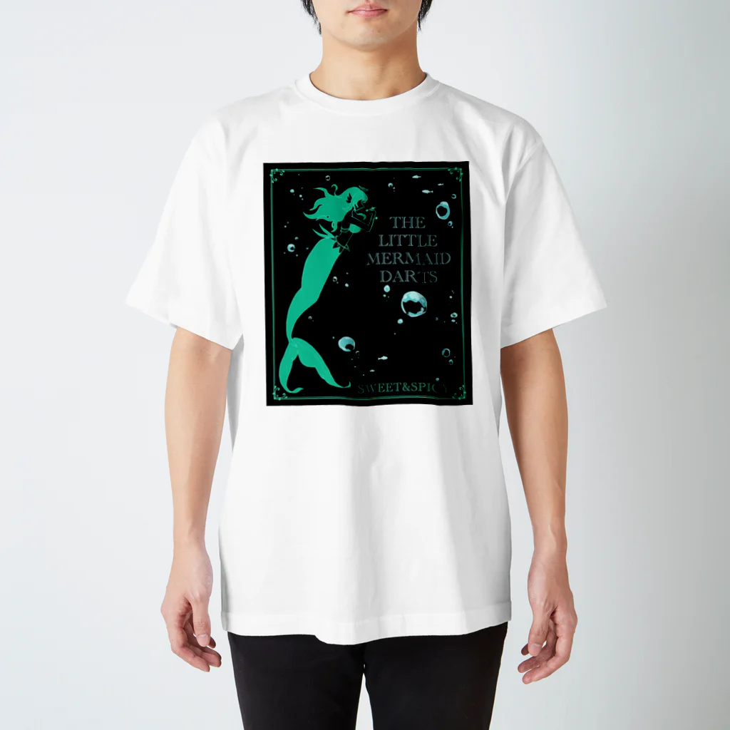 SWEET＆SPICY 【 すいすぱ 】ダーツのアクアダーツ　-人魚姫- Regular Fit T-Shirt