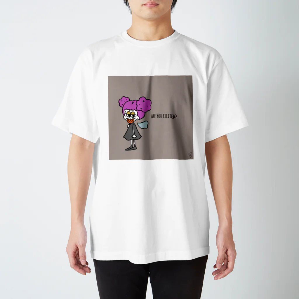 rumaruのわくわくしてる？ Regular Fit T-Shirt