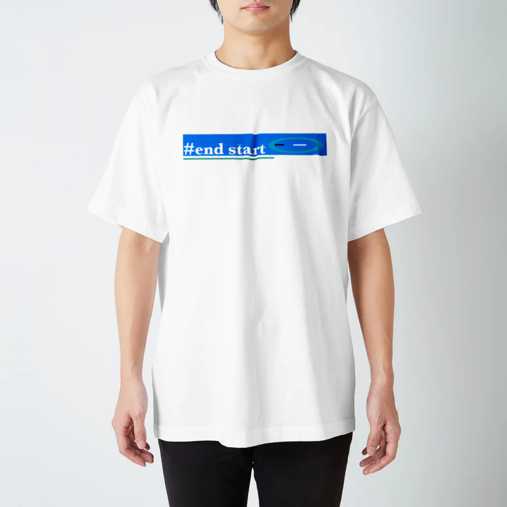 上崎の#end start Tシャツ スタンダードTシャツ