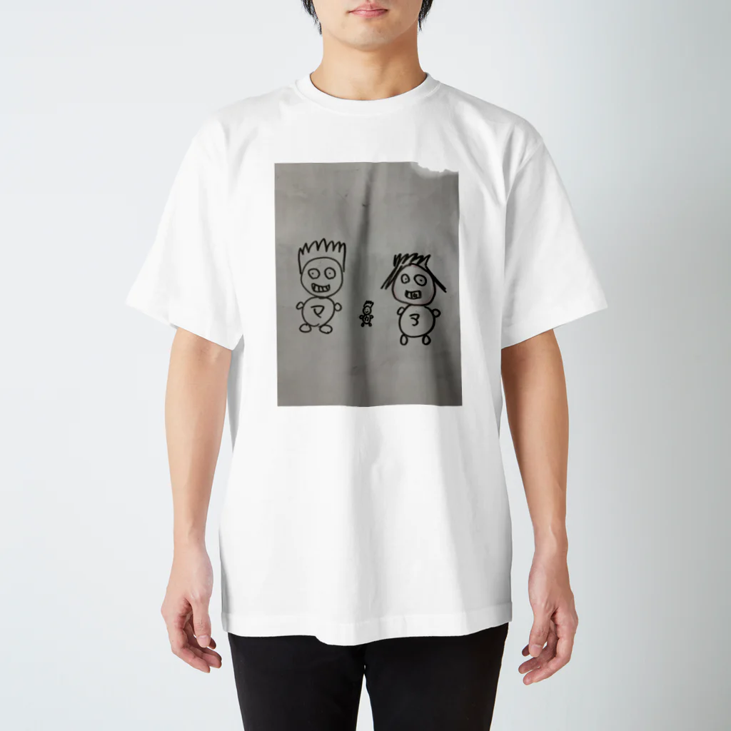 ハッピーターンのハッピー家族画 スタンダードTシャツ