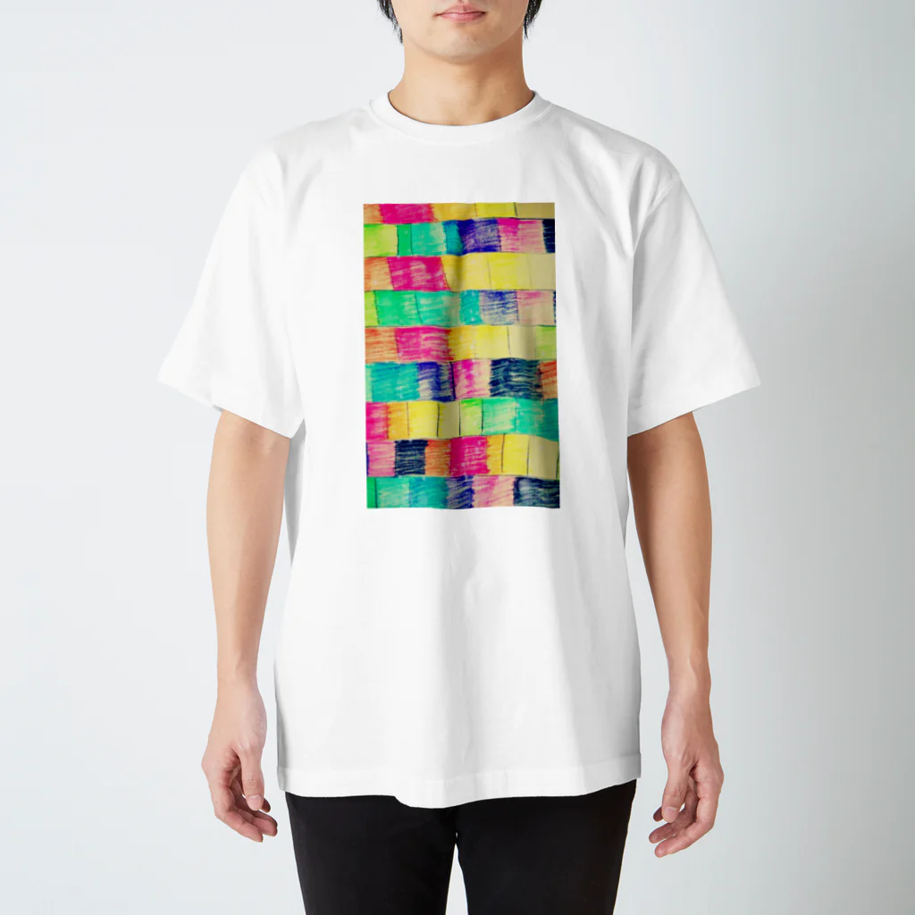 rice111のレンガ柄 スタンダードTシャツ