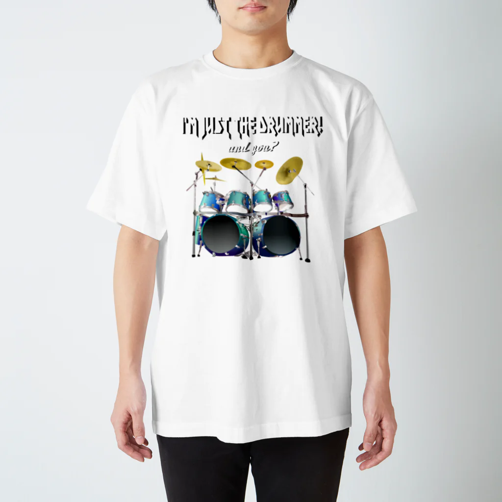 『NG （Niche・Gate）』ニッチゲート-- IN SUZURIのI'm just the drummer! and you? HV h.t. Regular Fit T-Shirt