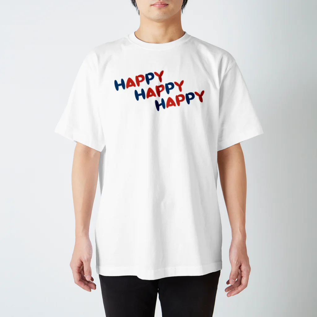 8anna storeのHAPPY HAPPY HAPPY！ Regular Fit T-Shirt