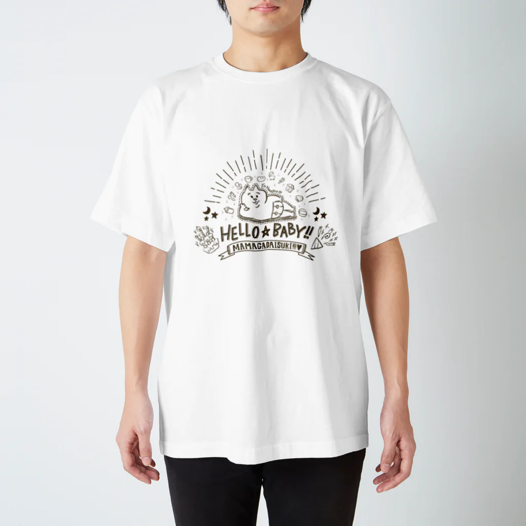 PUKUTYのHELLO☆BABY スタンダードTシャツ