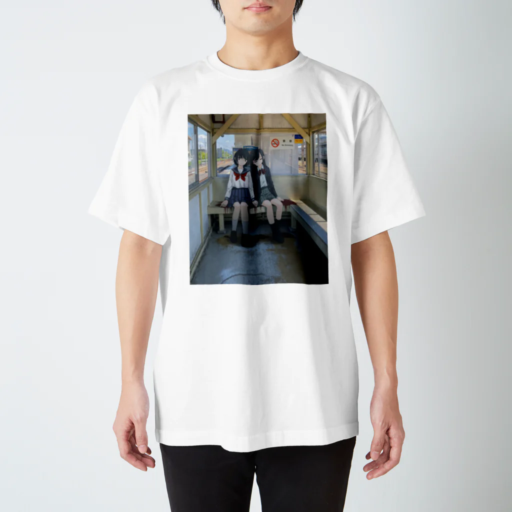 ツヅキエイミ　goods shopのずっと待ってる Regular Fit T-Shirt