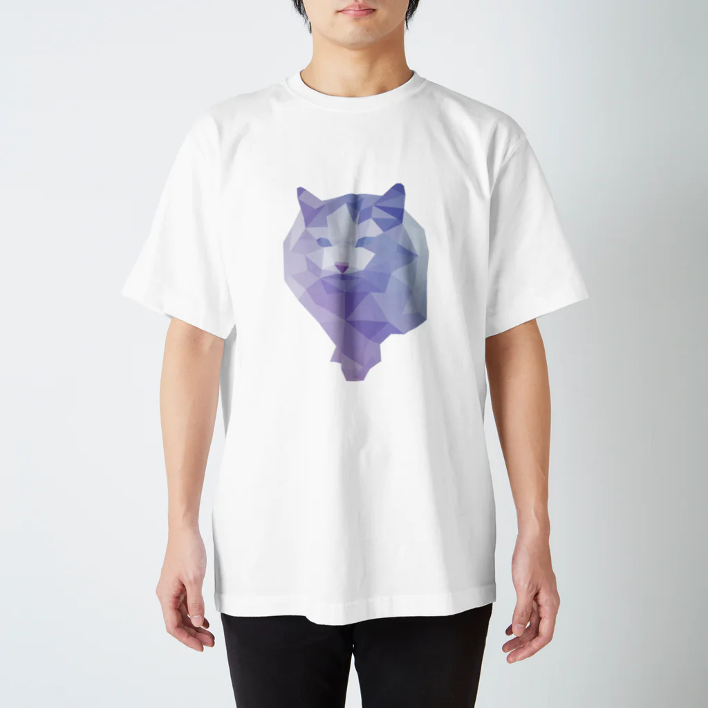 omakazuのpolygon cat~ポリゴンキャット スタンダードTシャツ