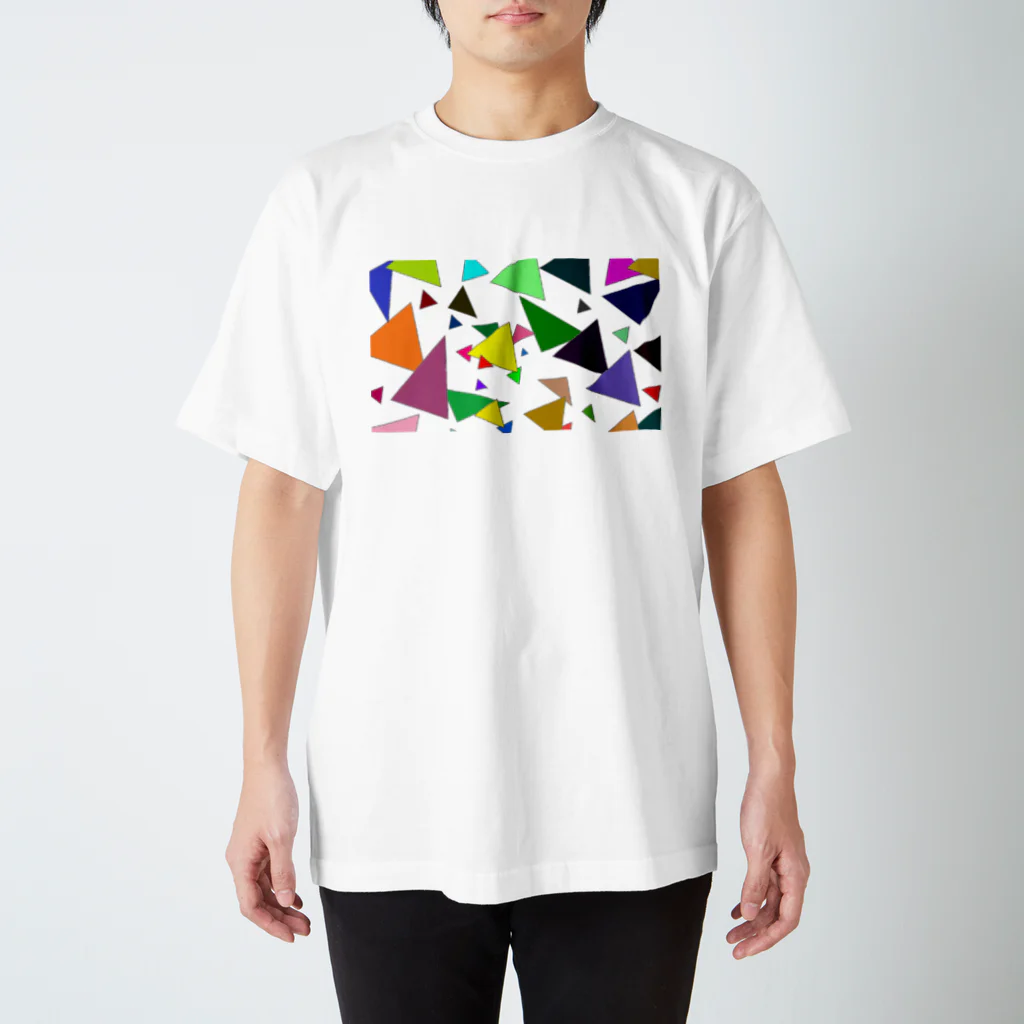 でおきしりぼ子の実験室のTrianglez_ｗ Regular Fit T-Shirt