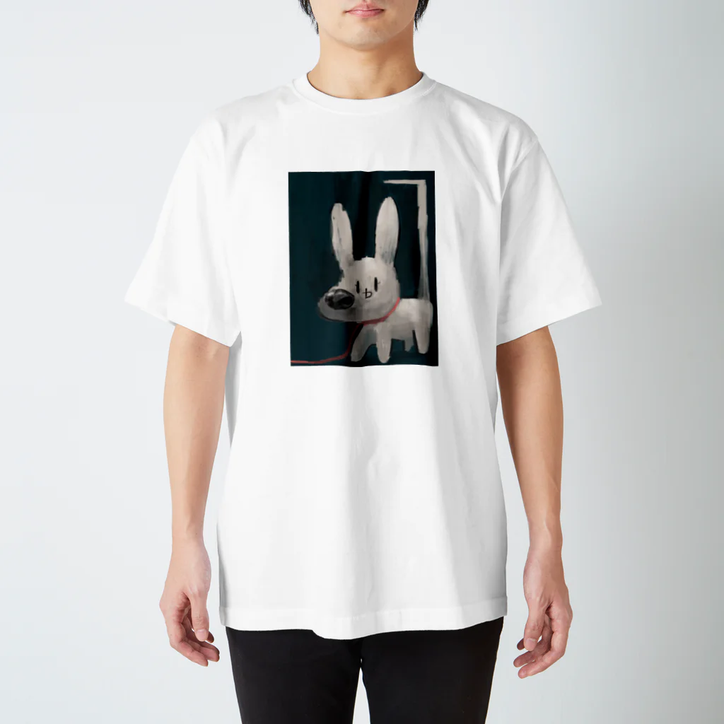 おさかなpeaceの鼻のでけぇ〜いぬ スタンダードTシャツ