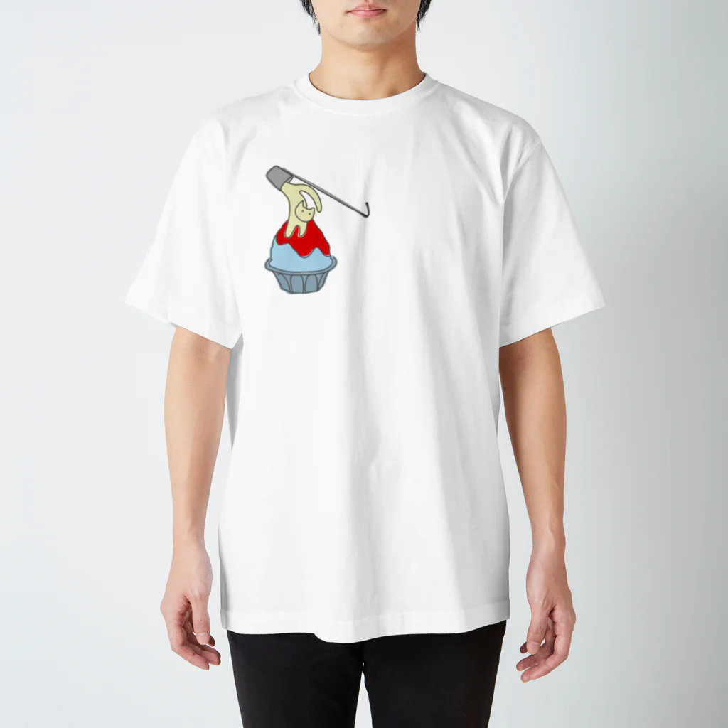 CHOTTOPOINTの練乳ねこかき氷（いちご） Regular Fit T-Shirt