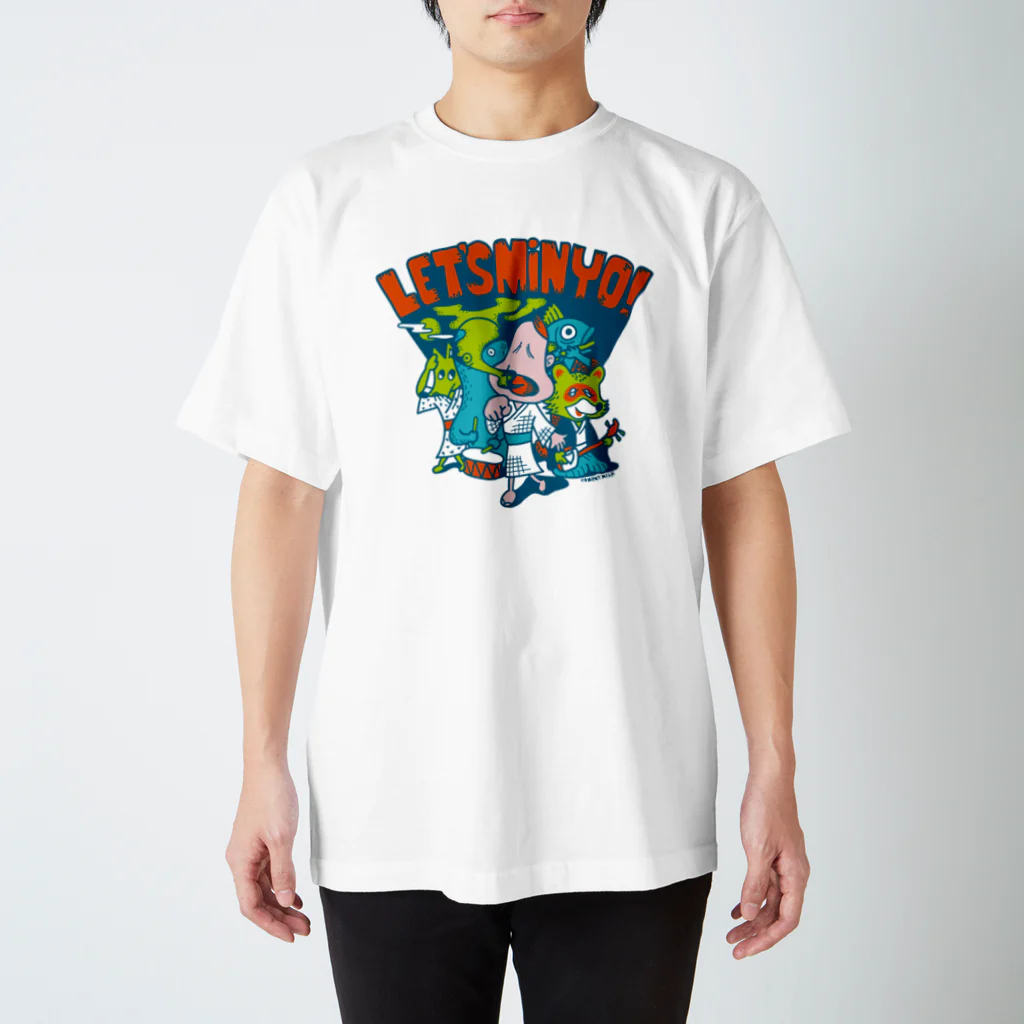 cementmilk WEBショップのLET'S MINYO! スタンダードTシャツ