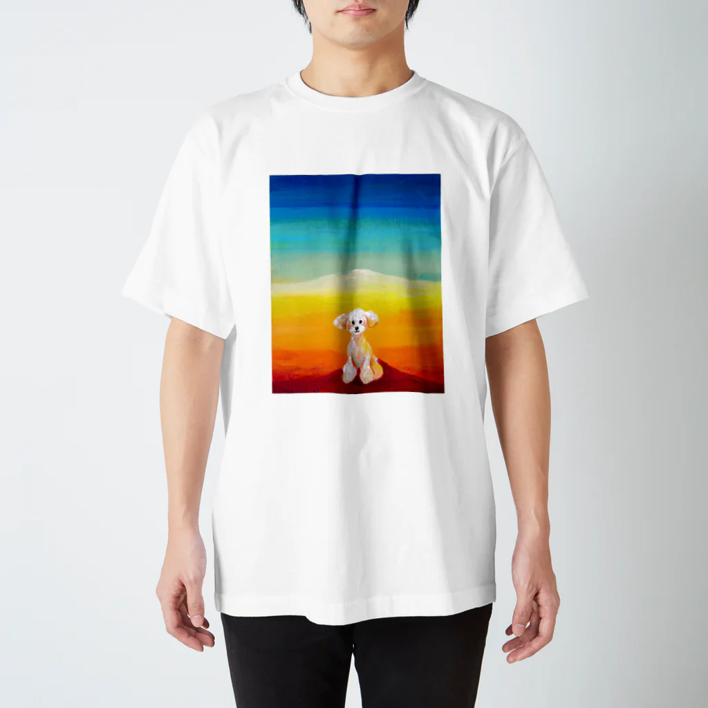 長友心平の風景　プードル スタンダードTシャツ